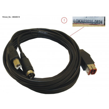 FP510 YCABLE USB POWER 3M...