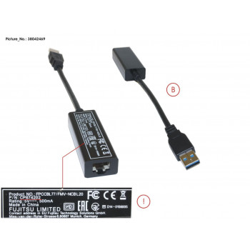 CABLE, LAN ADAPTER (USB TO...