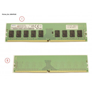 8GB (1X8GB) 1RX8 DDR42400 U...