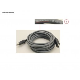 DISPLAY PORT 20P CABLE 4M GRAY