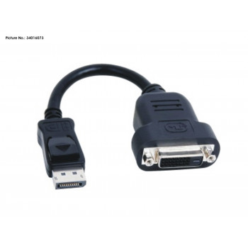 CABLE ADAPTER DISPLAY PORT-DVI