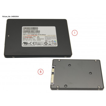 SSD S3 512GB 2.5 SATA/UGS...