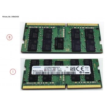 MEMORY 8GB DDR4-2400 W/ECC