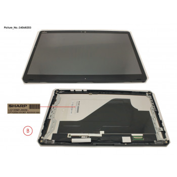 LCD ASSY,AG INCL.TP AND...