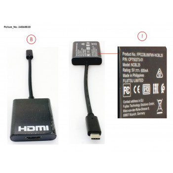 CABLE, HDMI ADAPTER (USB...