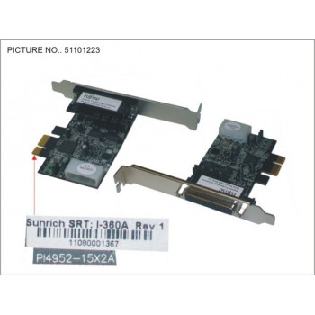 DUAL SERIAL CARD PCIE X1,...